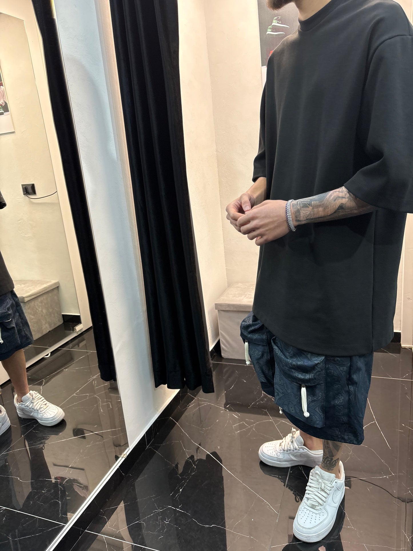 Pantaloncino sartoriale oversize
