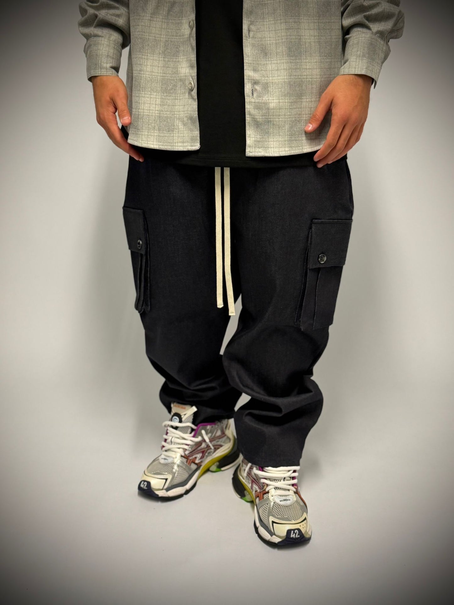 pantalone cargo jeans