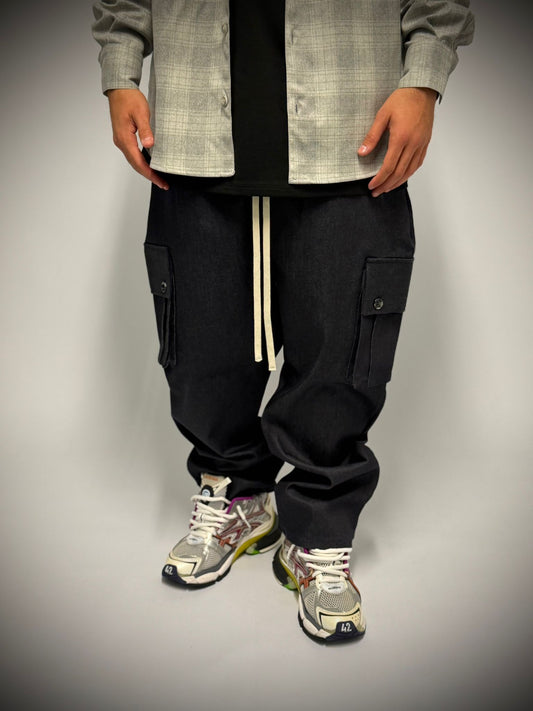 pantalone cargo jeans