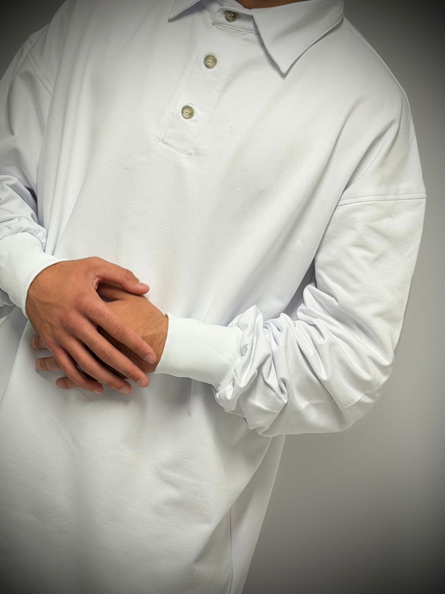 polo oversize a maniche lunghe