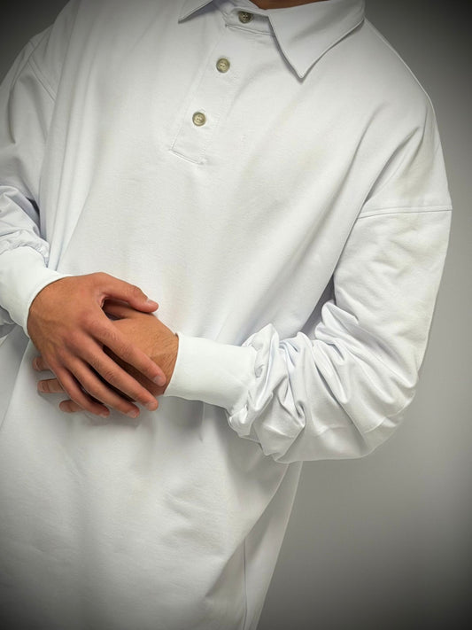 polo oversize a maniche lunghe