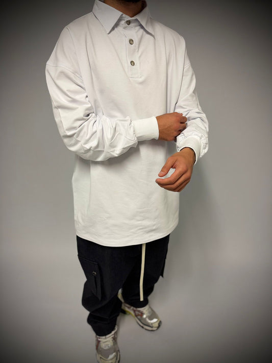 polo oversize a maniche lunghe