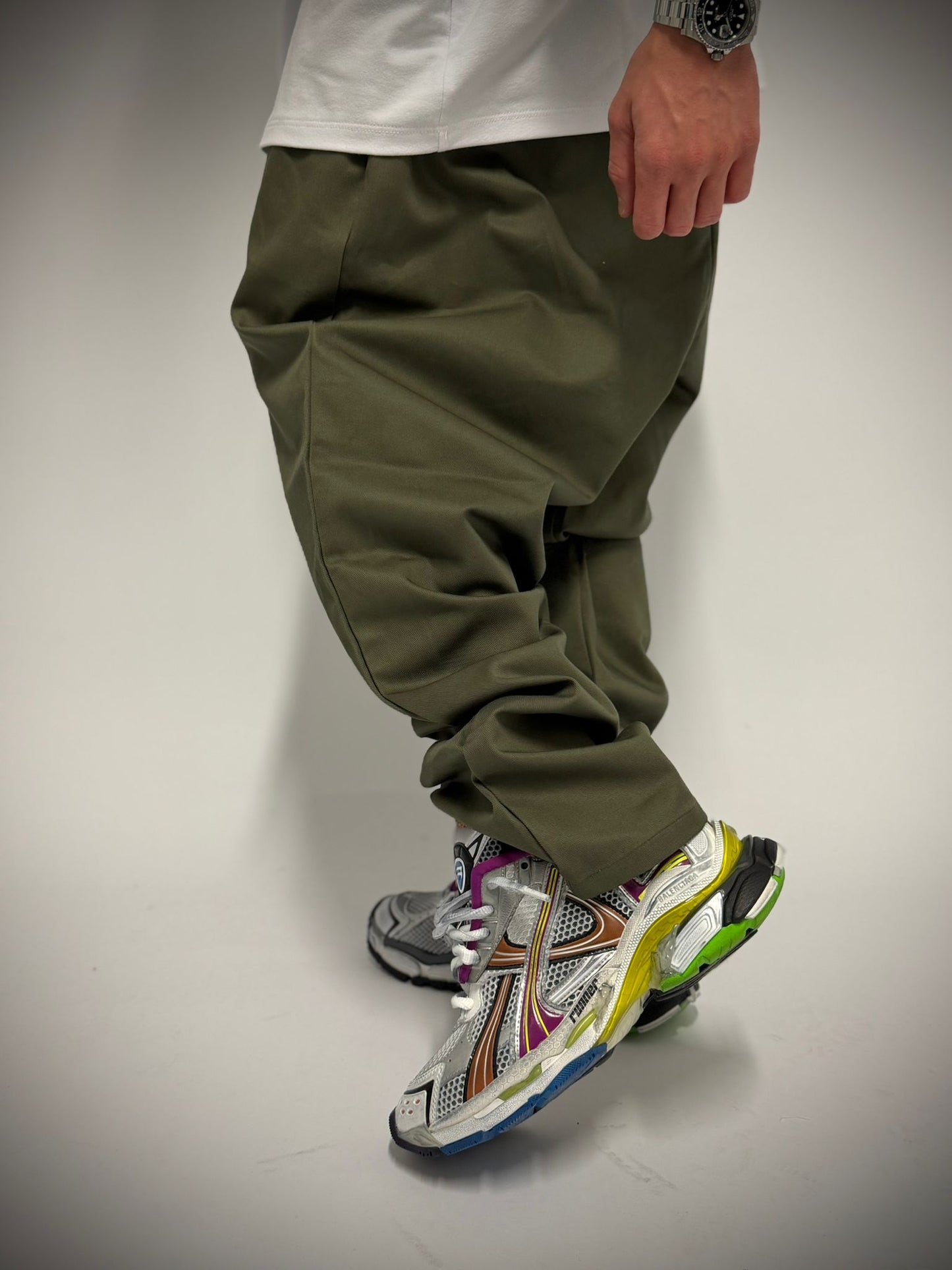 pantalone verde scuro