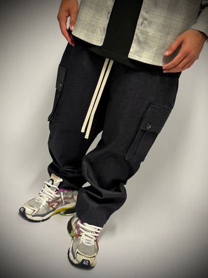 pantalone cargo jeans