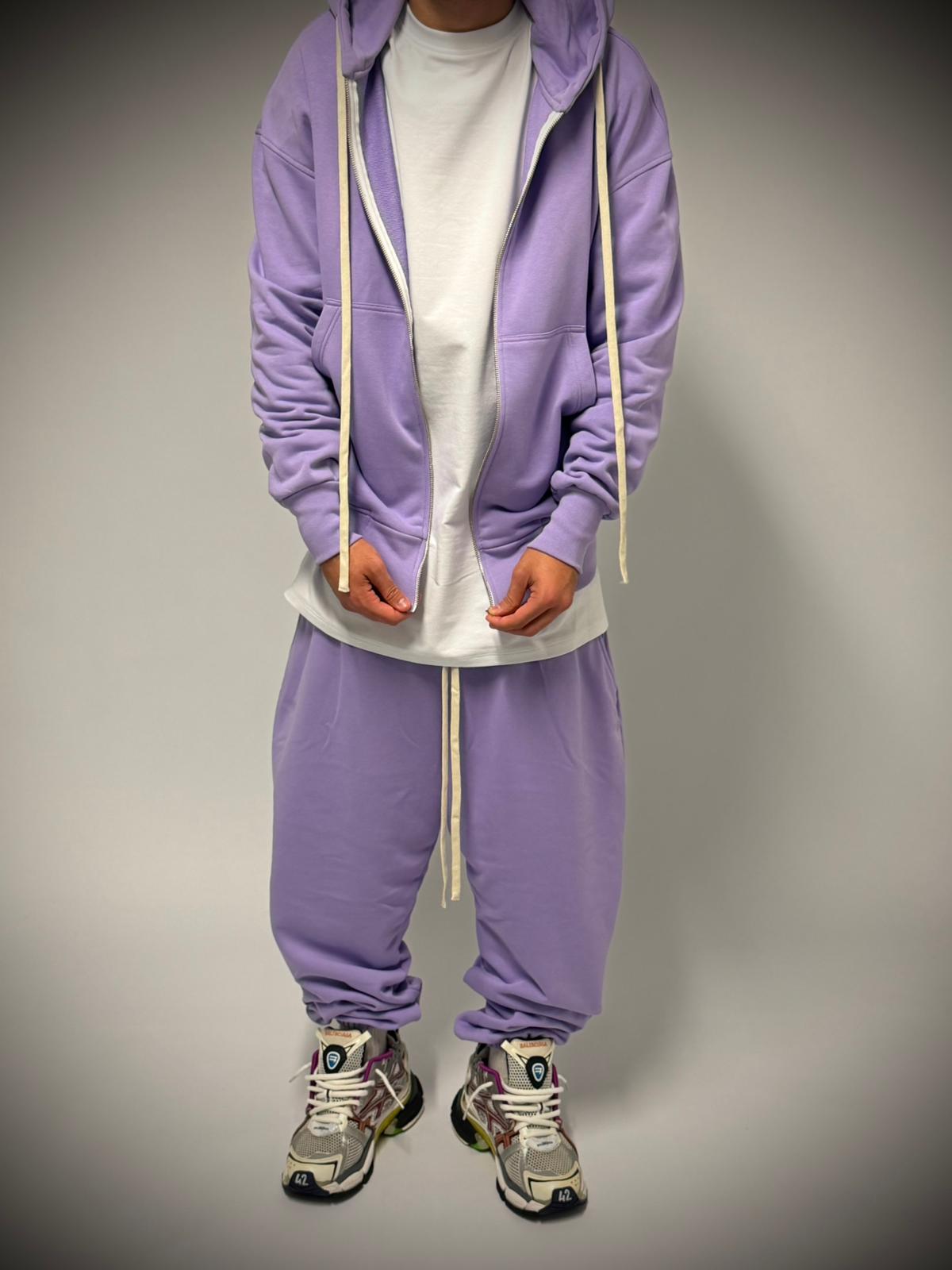 tuta lilla  oversize