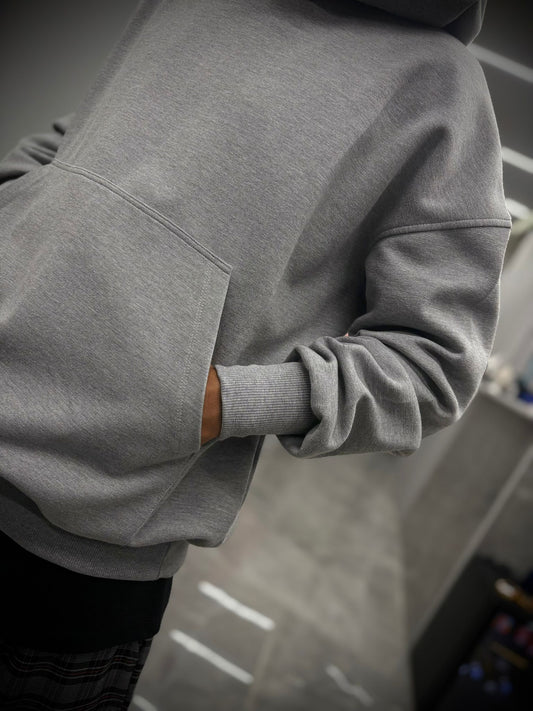 Felpa grigia · 100% Made in Italy · Sartoriale Streetwear