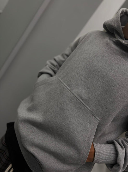 Felpa grigia · 100% Made in Italy · Sartoriale Streetwear